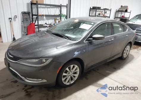 2015 Chrysler 200 C из США, поврежденный, VIN 1C3CCCCB6FN714380